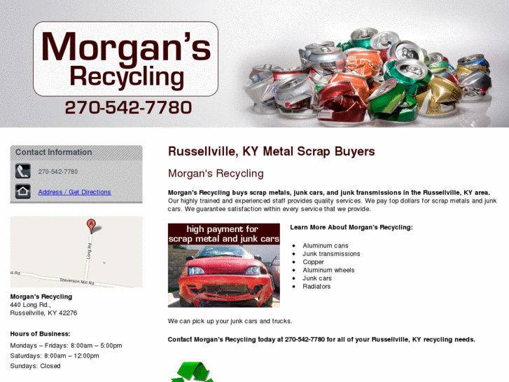 www.morgansrecyclingrussellville.com