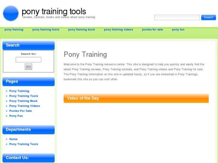 www.ponytrainingtools.com