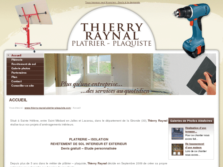 www.thierry-raynal-platrier-plaquiste.com