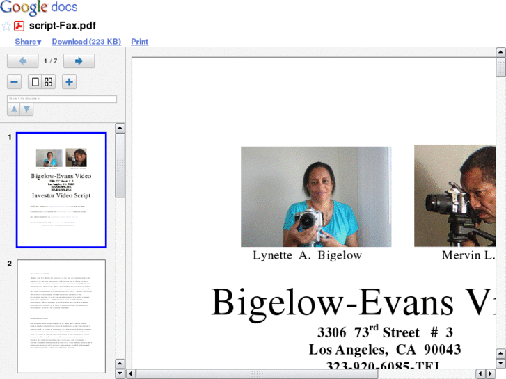 www.bigelowevansvideoinvestorscript.info