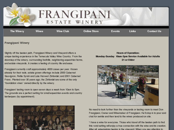 www.frangipaniwinery.com