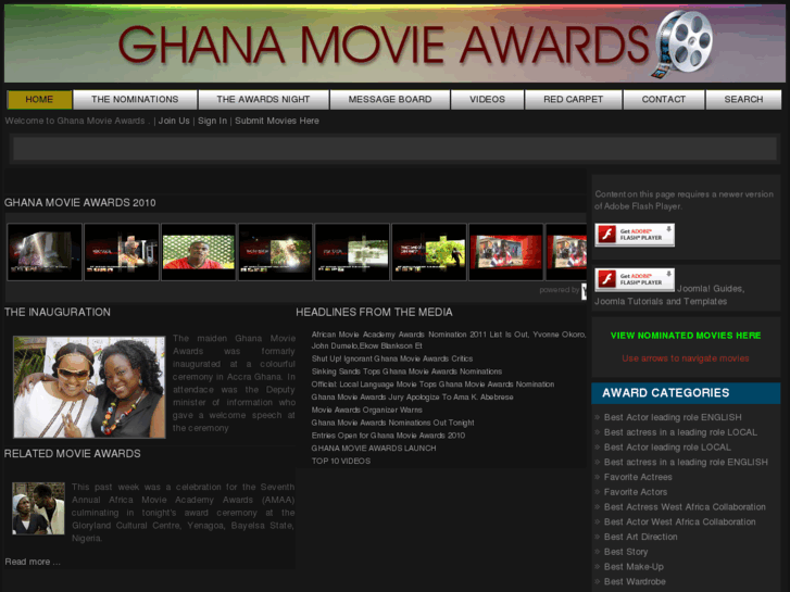 www.ghanamovieawards.com