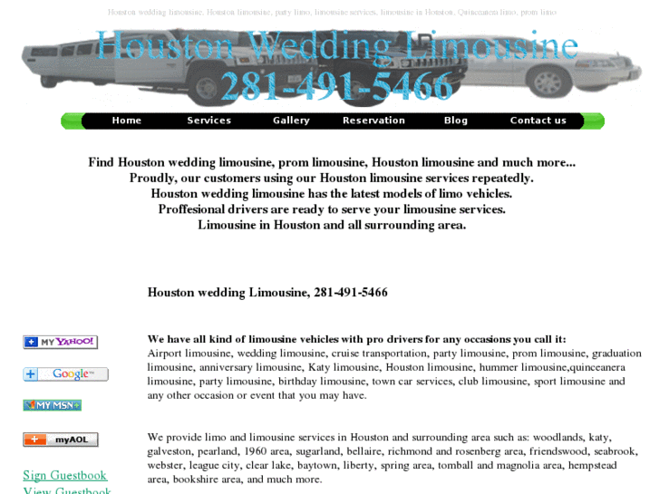 www.houstonweddinglimousine.net