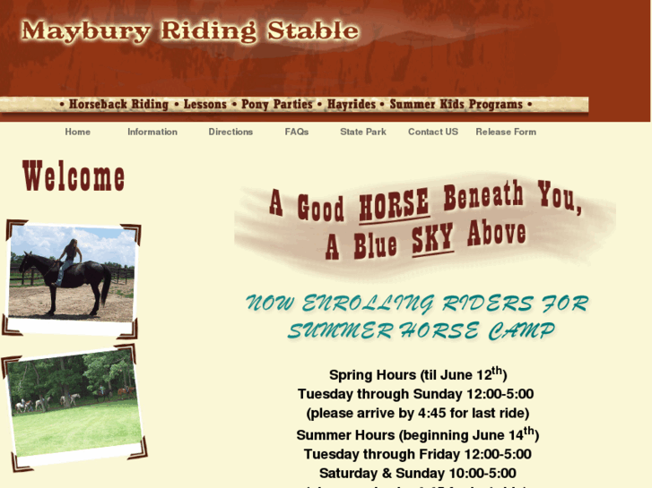 www.mayburyridingstable.com