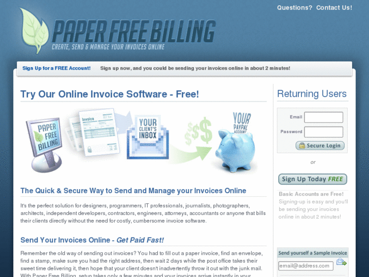 www.paperfreebilling.com