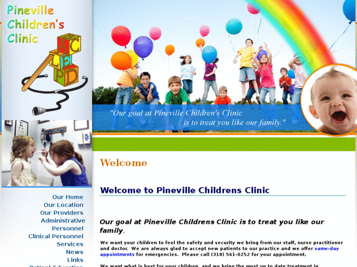 www.pinevillechildrensclinic.com