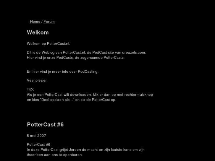 www.pottercast.nl