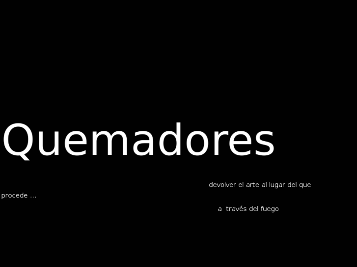 www.quemadoresdearte.com