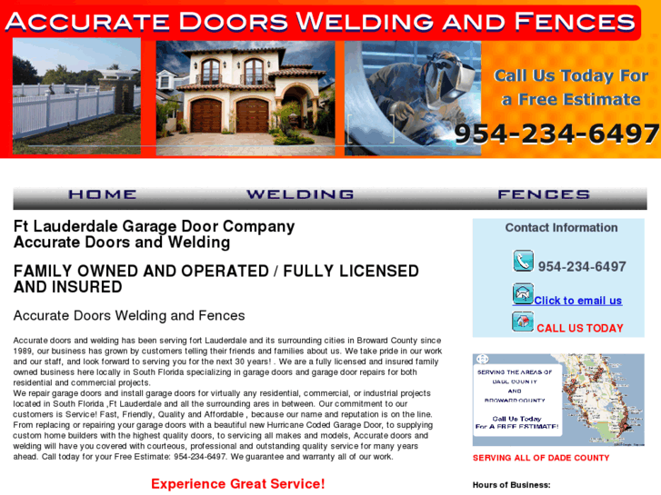 www.accuratedoorsandwelding.com