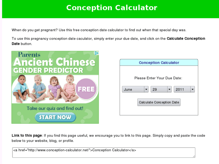 www.conception-calculator.net