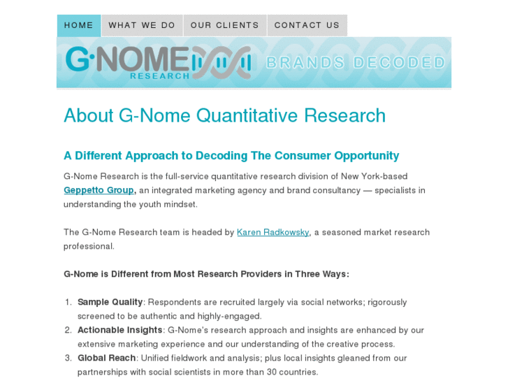 www.g-nomeresearch.com