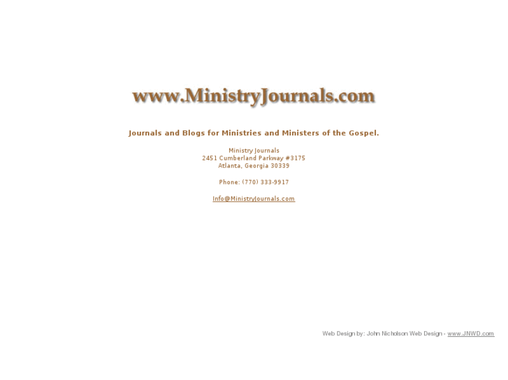 www.ministryjournals.com