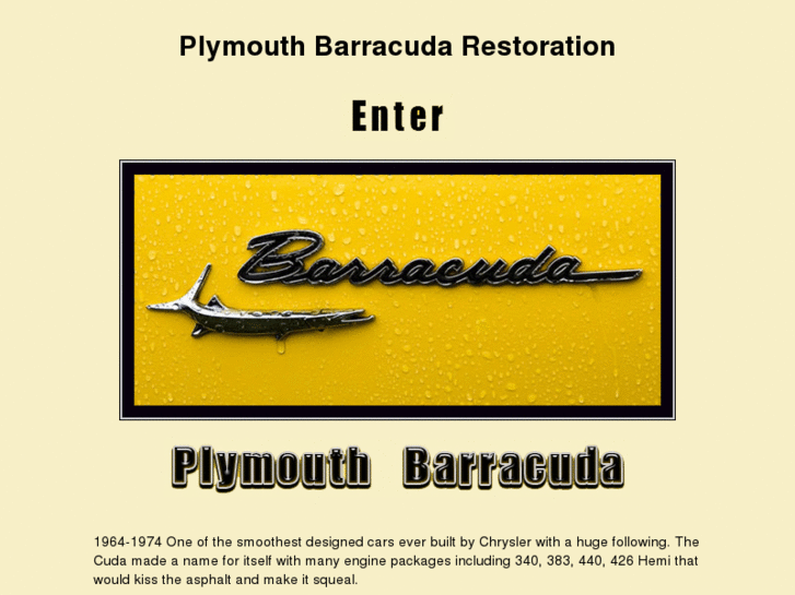 www.plymouthbarracudarestoration.com