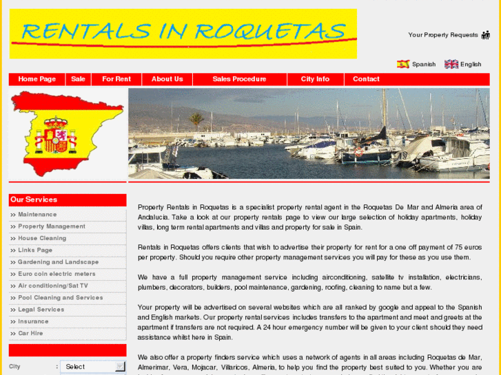 www.rentalsinroquetas.com