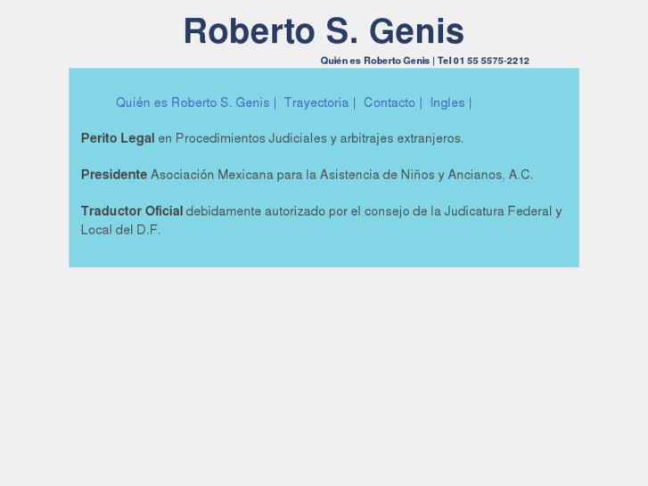 www.roberto-genis.com