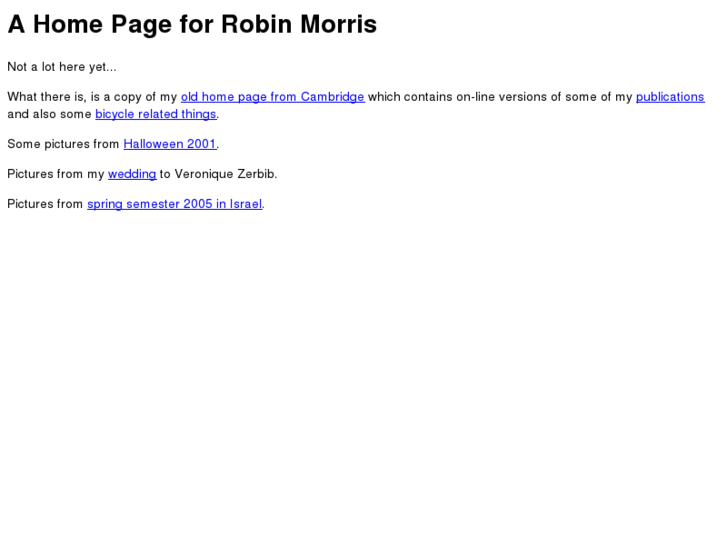 www.robinmorris.org