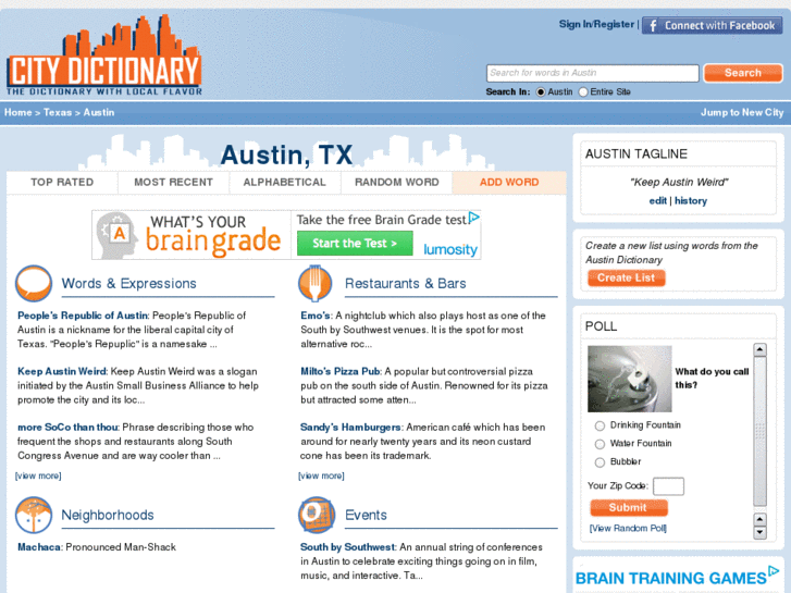 www.austindictionary.com