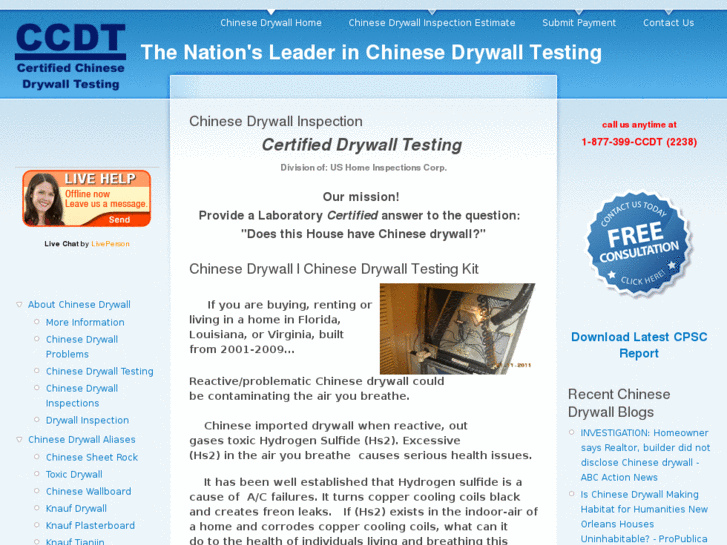 www.certified-chinese-drywall-testing.com