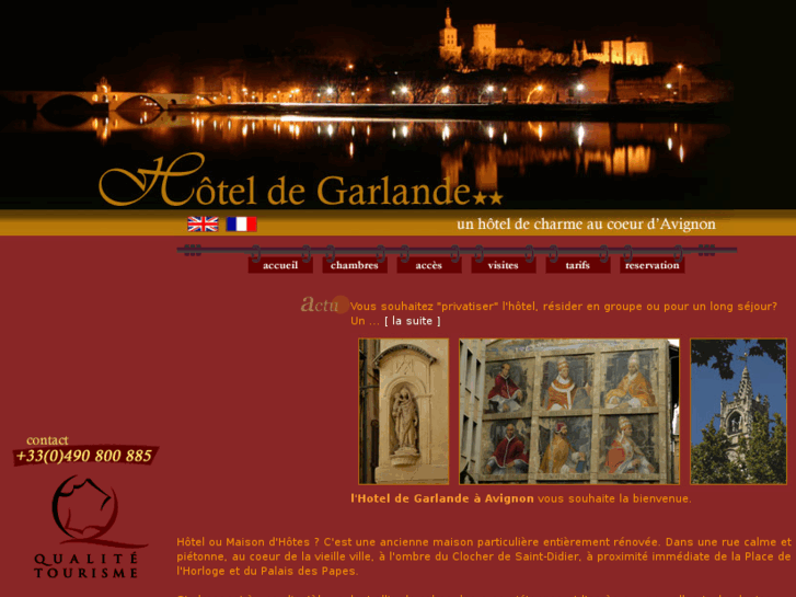 www.hoteldegarlande.com