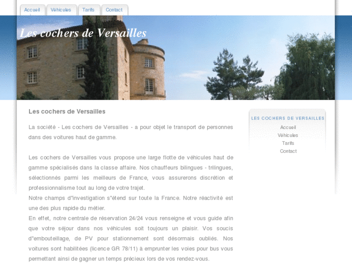 www.lescochersdeversailles.com