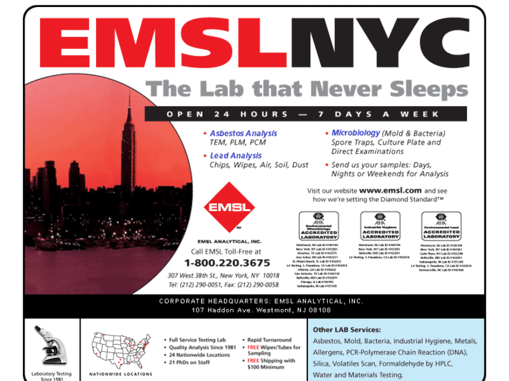 www.nyctestinglab.com