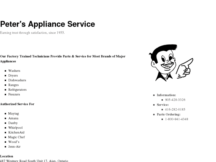 www.petersappliance.com