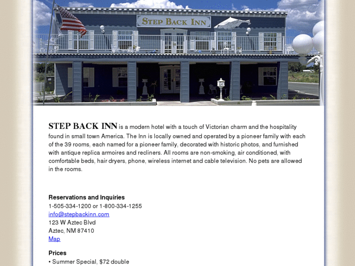 www.stepbackinn.com