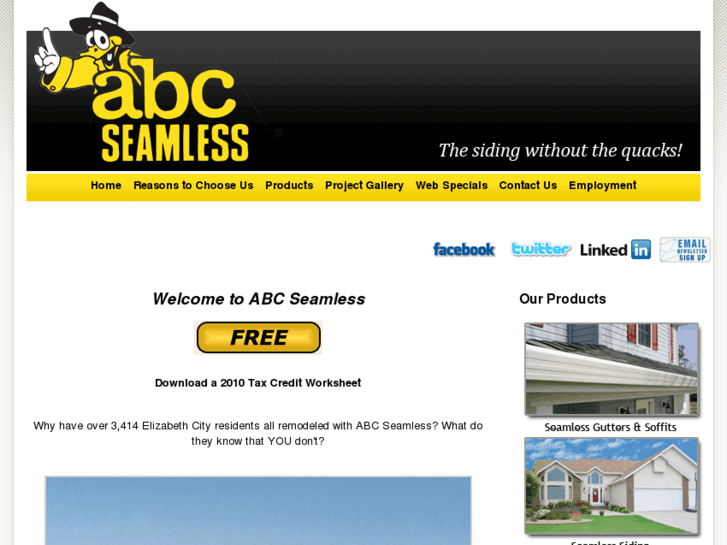 www.abcseamlessnc.com