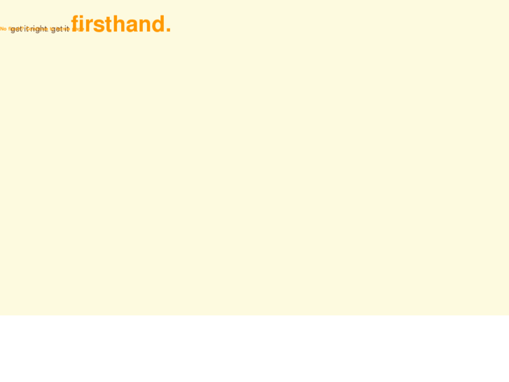 www.firsthandexperience.net