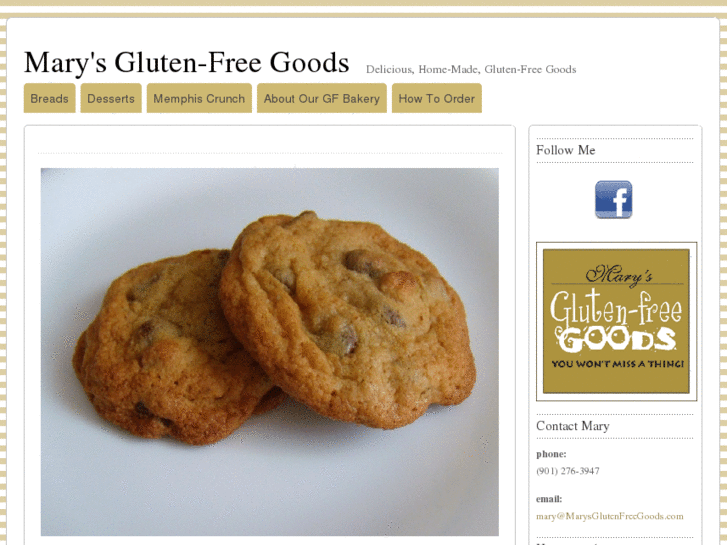 www.marysglutenfreegoods.com