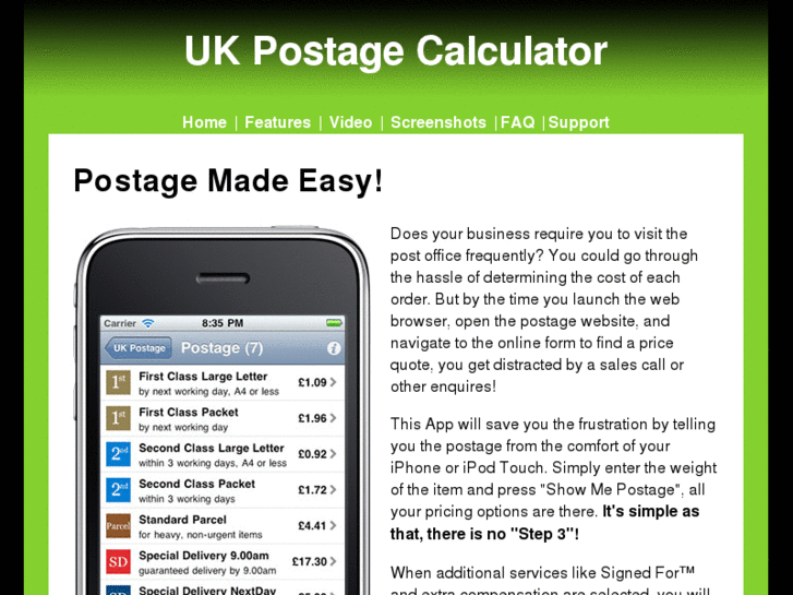 www.postageapp.co.uk