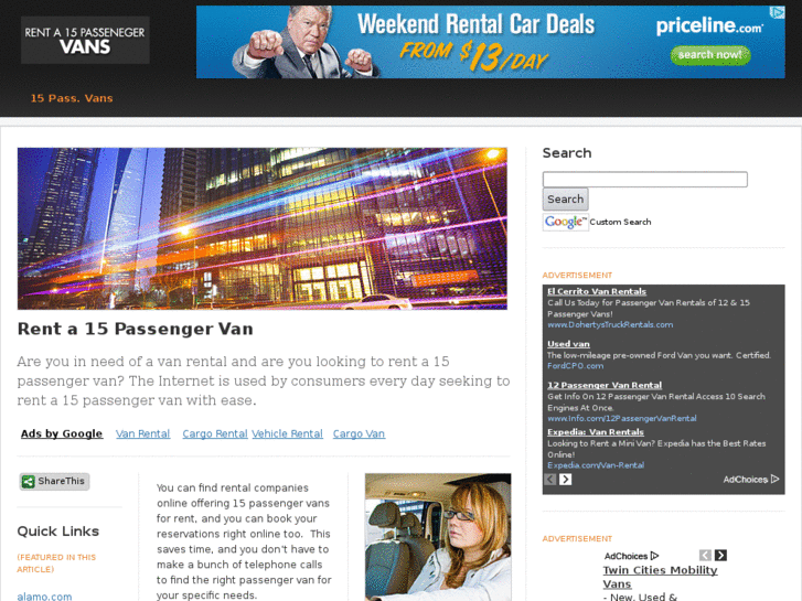 www.rent15passengervan.net