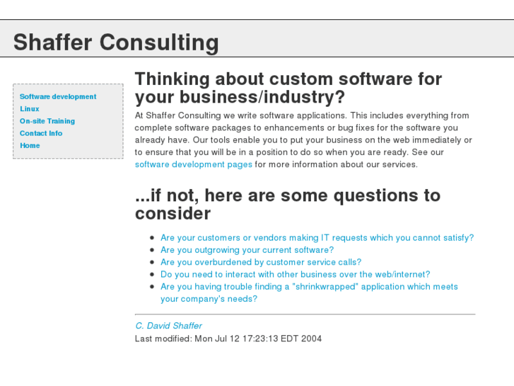 www.shaffer-consulting.com