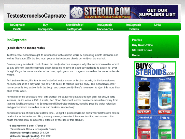 www.testosteroneisocaproate.com