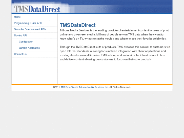 www.tmsdatadirect.com