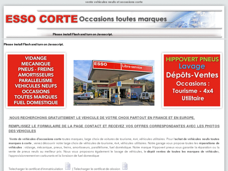 www.vehicule-esso-corte.com