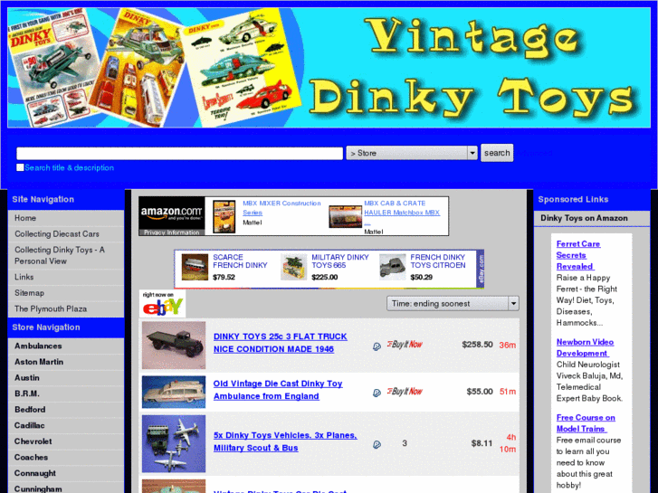 www.vintagedinkytoys.com