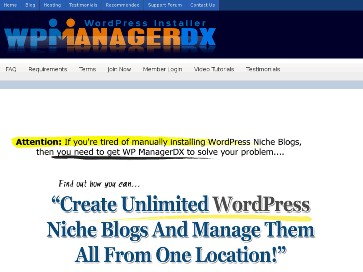www.wpmanagerdx.com