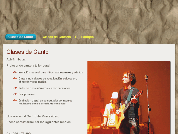 www.cantoyguitarra.com