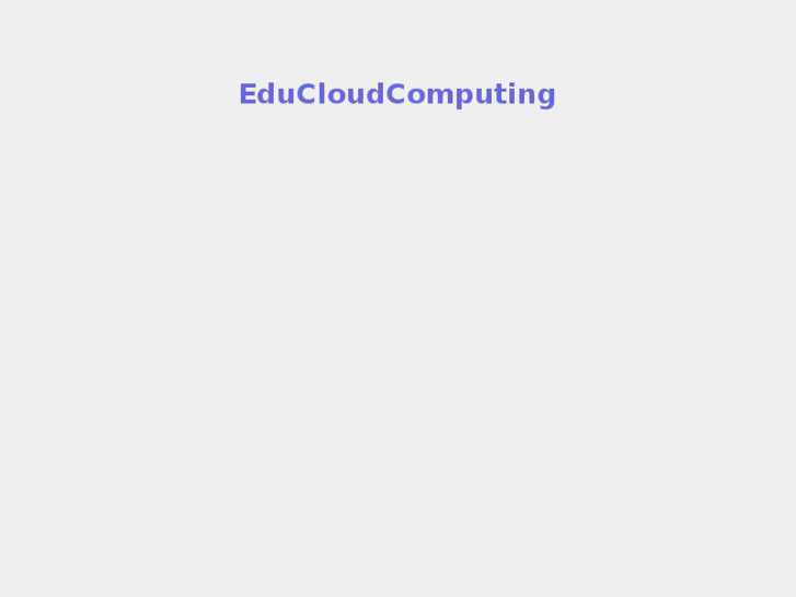 www.educloudcomputing.com