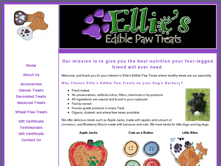 www.elliesediblepawtreats.com