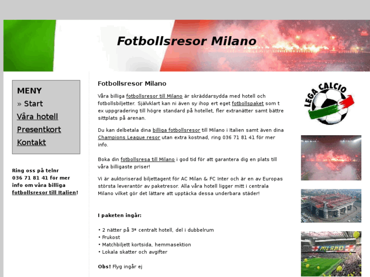 www.fotbollsresormilano.se