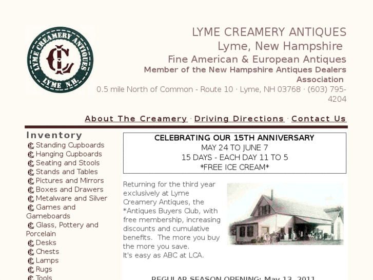 www.lymecreameryantiques.com