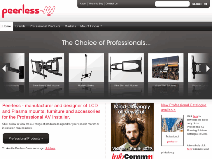 www.peerless-av.co.uk