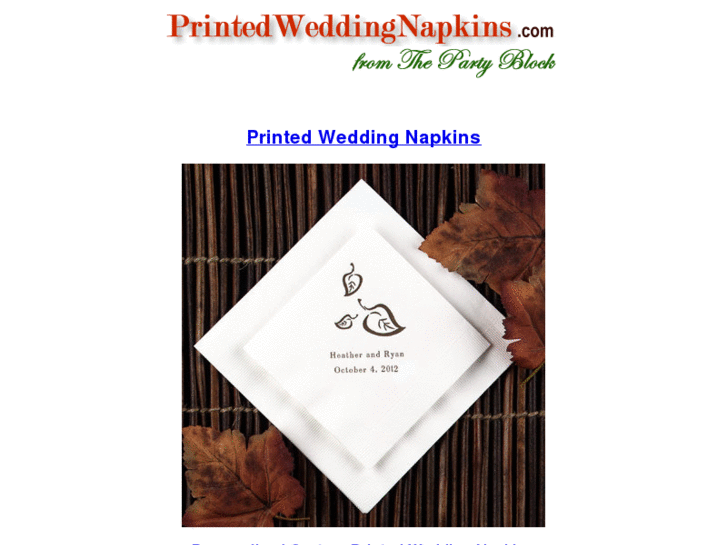 www.printedweddingnapkins.com