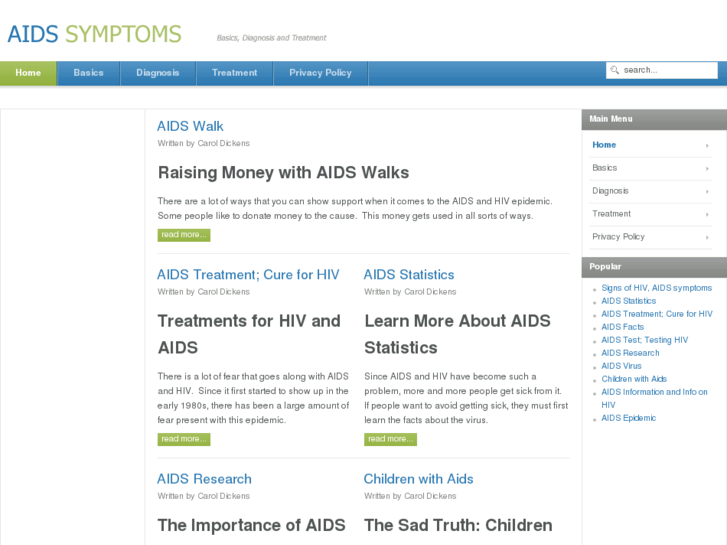 www.aidssymptoms.org