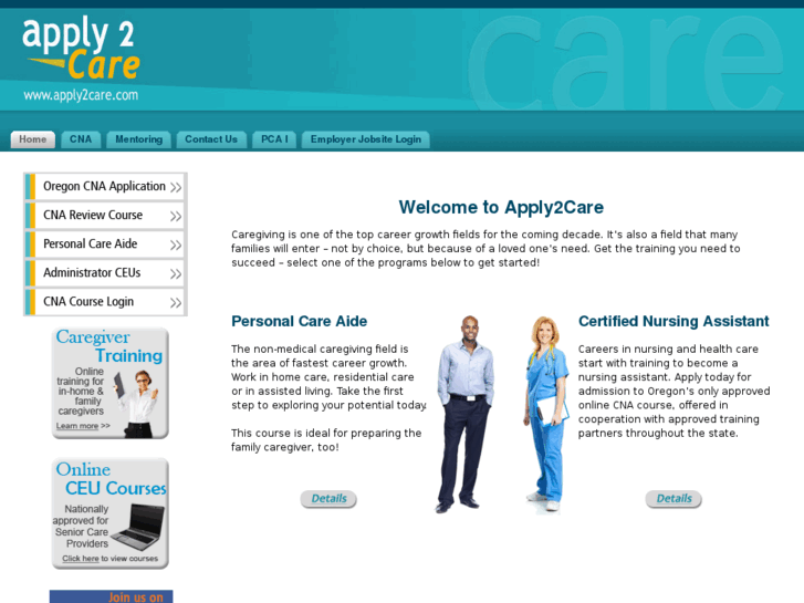 www.apply2care.com