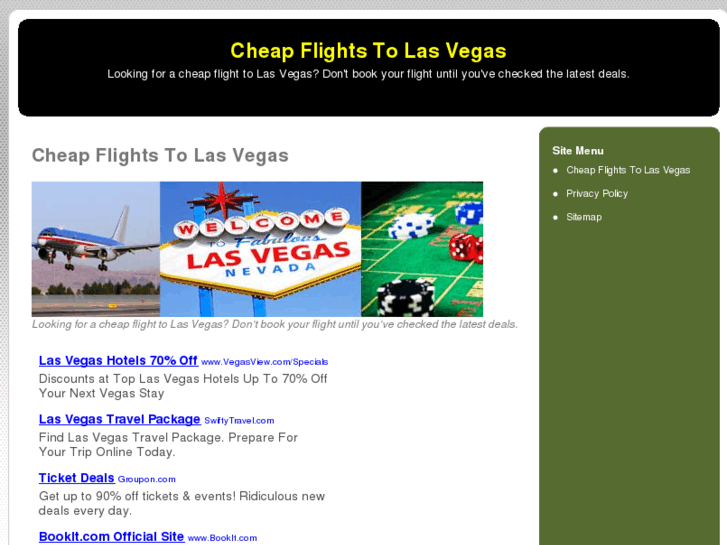 www.cheapflighttolasvegas.org