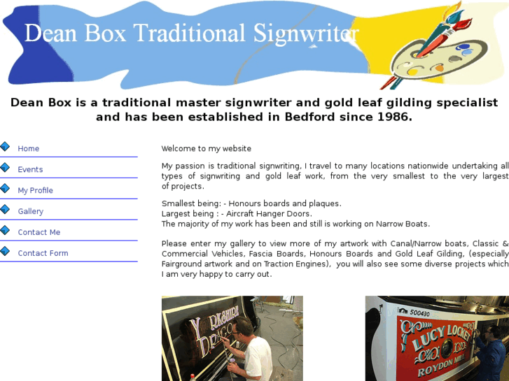 www.deanboxsignwriter.com