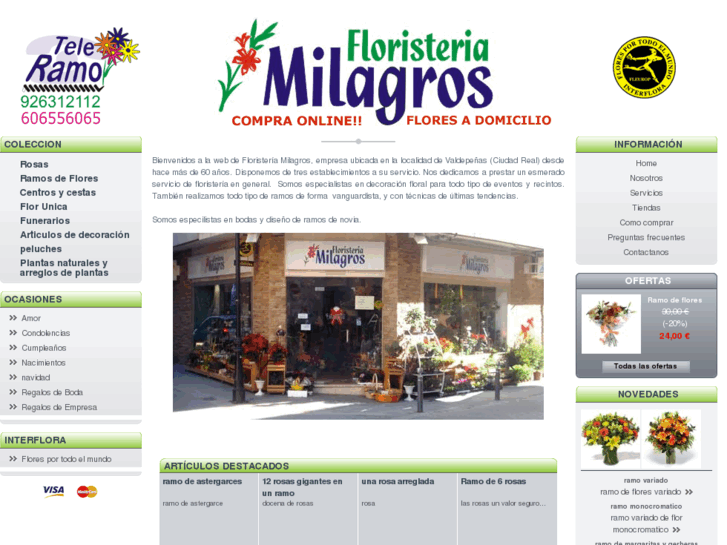 www.floristeriamilagros.com